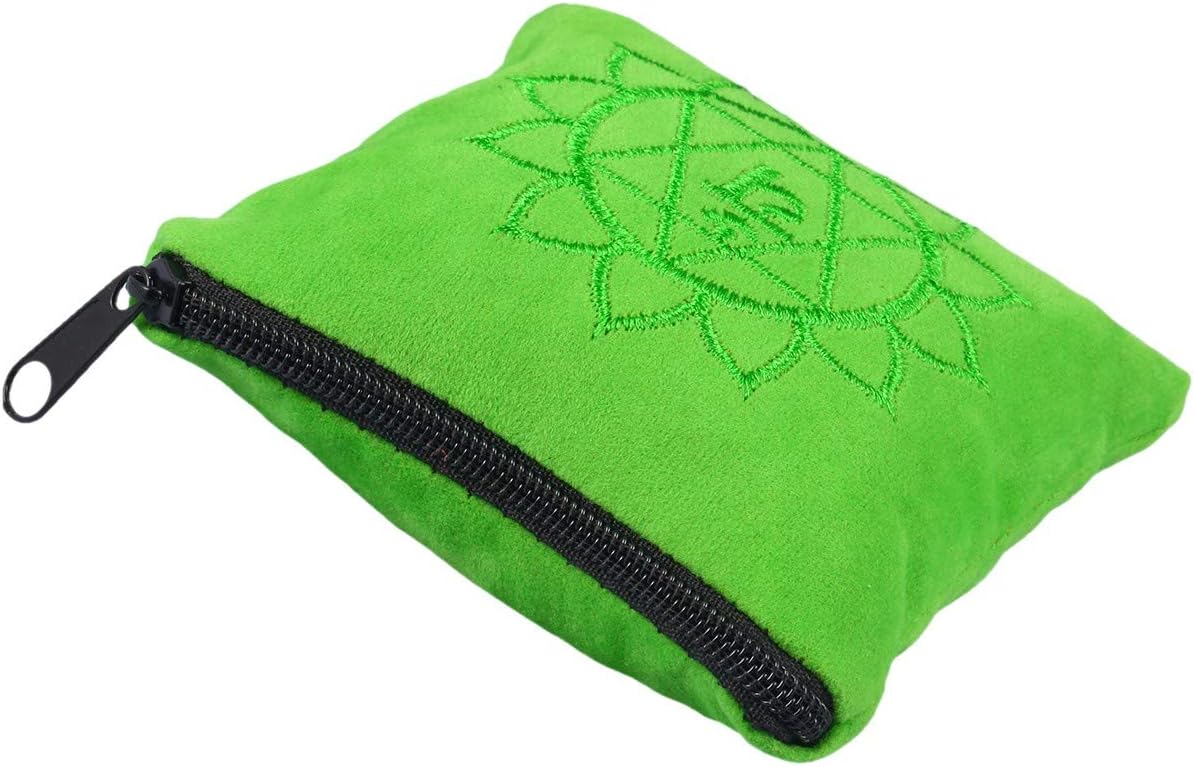 Rockcloud Green Aventurine Tumbled Stones Chakra Bag Healing