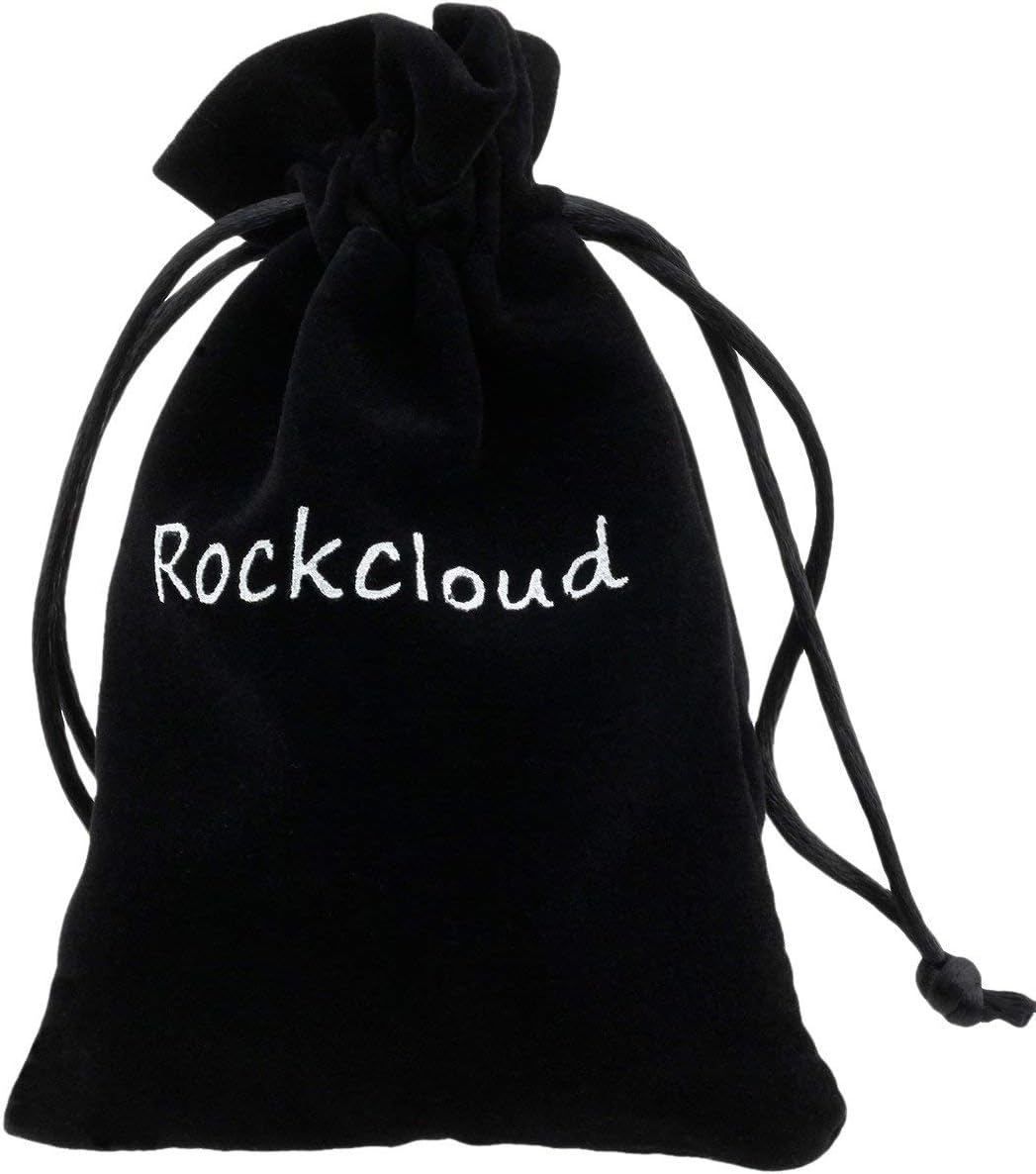 Rockcloud Blue Crystal Stones Desk Ornament Set Pack of 2