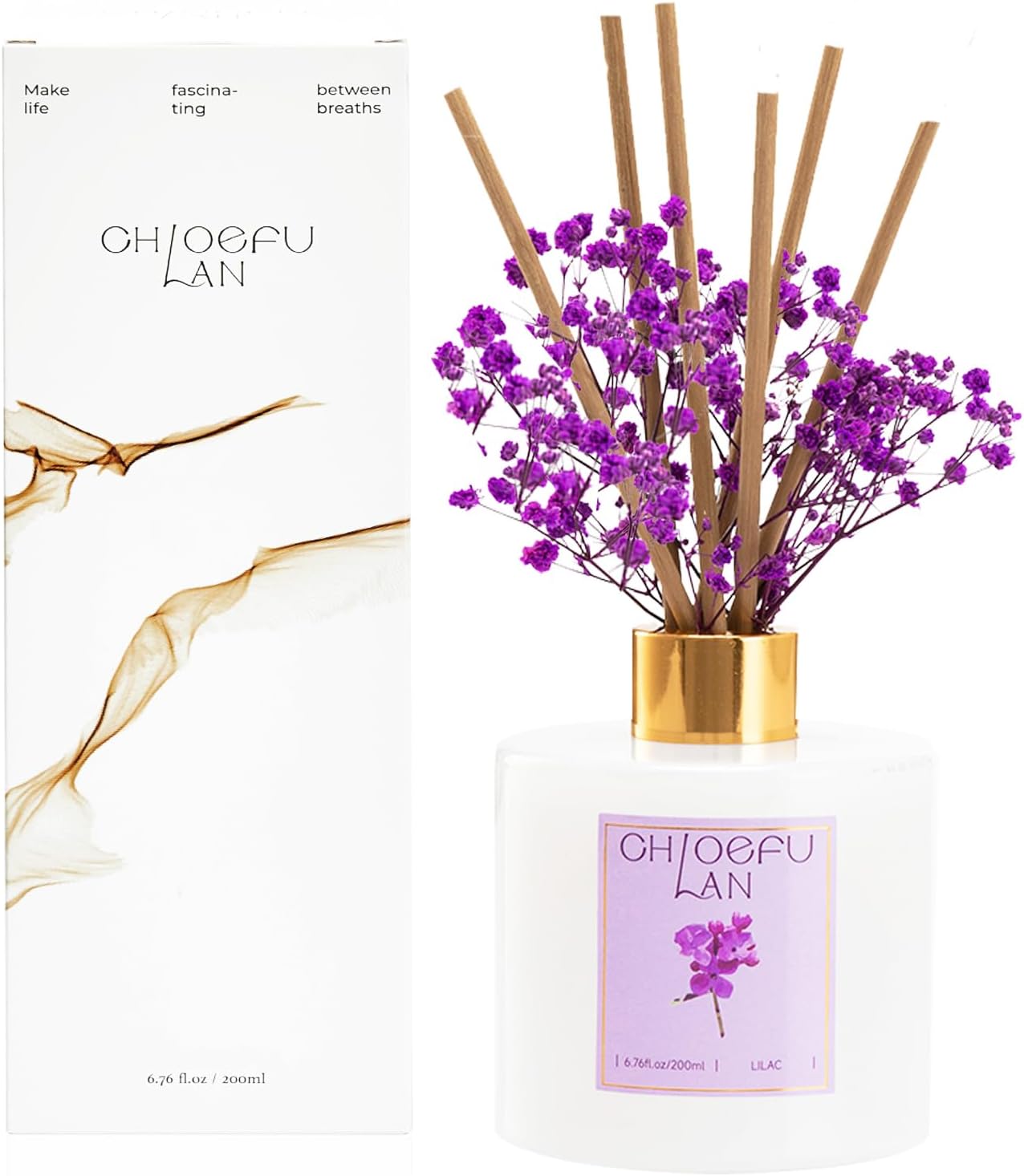 Chloefu Lan Lilac Diffuser Oil Set 67 Oz