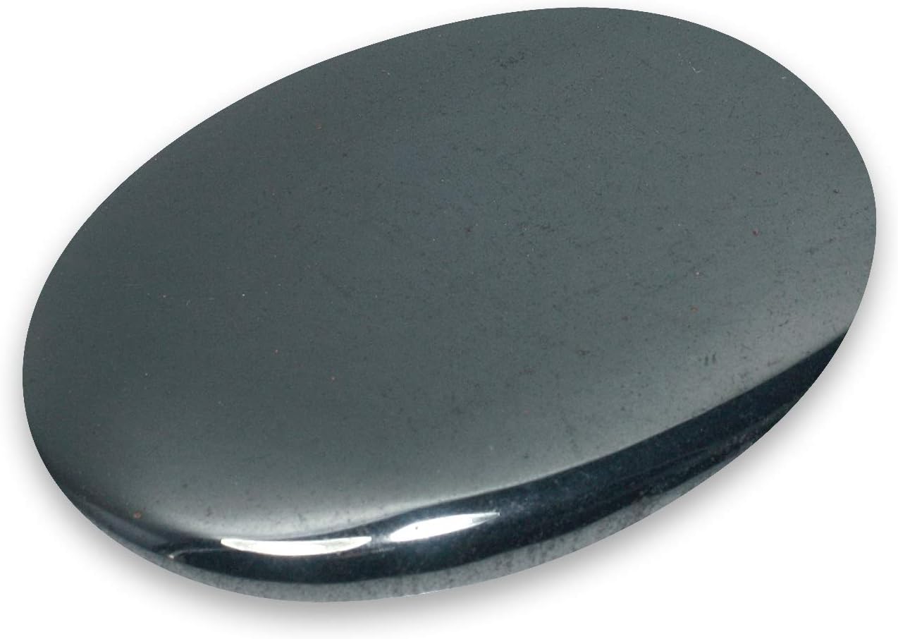 CrystalAge Hematite Palm Stone 70x50mm