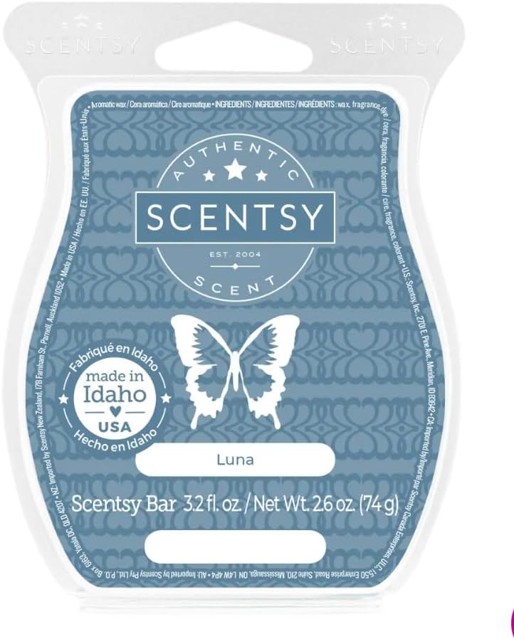 Scentsy Luna Wickless Candle Tart Warmer Wax 32 Fl Oz