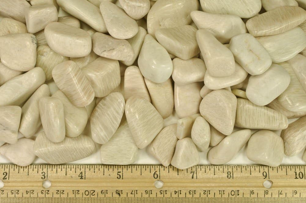 Fantasia Tumbled Feldspar A Grade Stones - 5 lbs 075 to 125 Inches