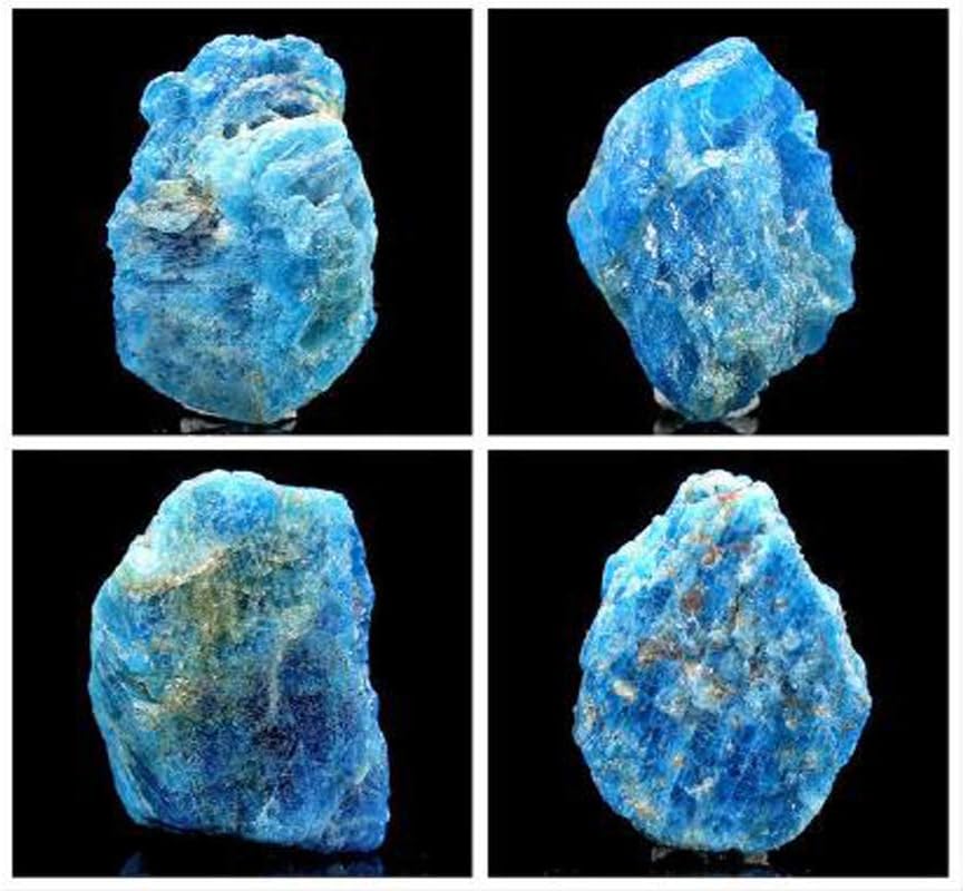 Blue Apatite Healing Crystal Rough Stones for Tumbling and Wire Wrapping