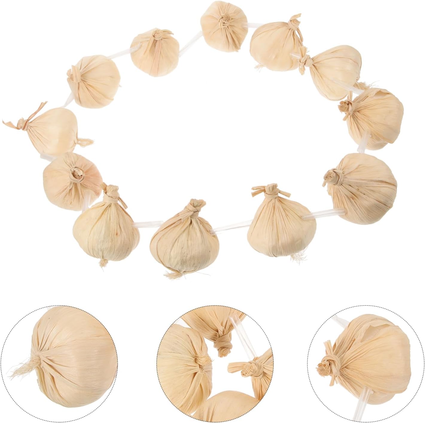 Artificial Garlic String Wreath Decor