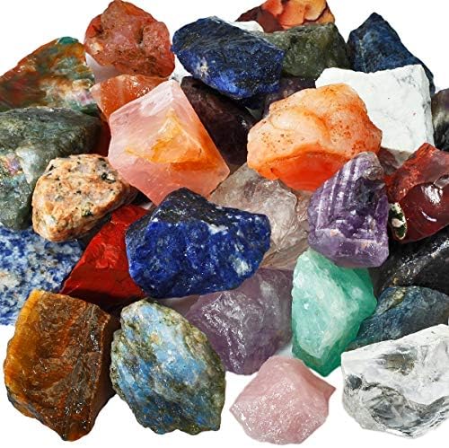 Mookaitedecor Bundle - 2 Items Natural Raw Crystals Chakra Crystal Tree