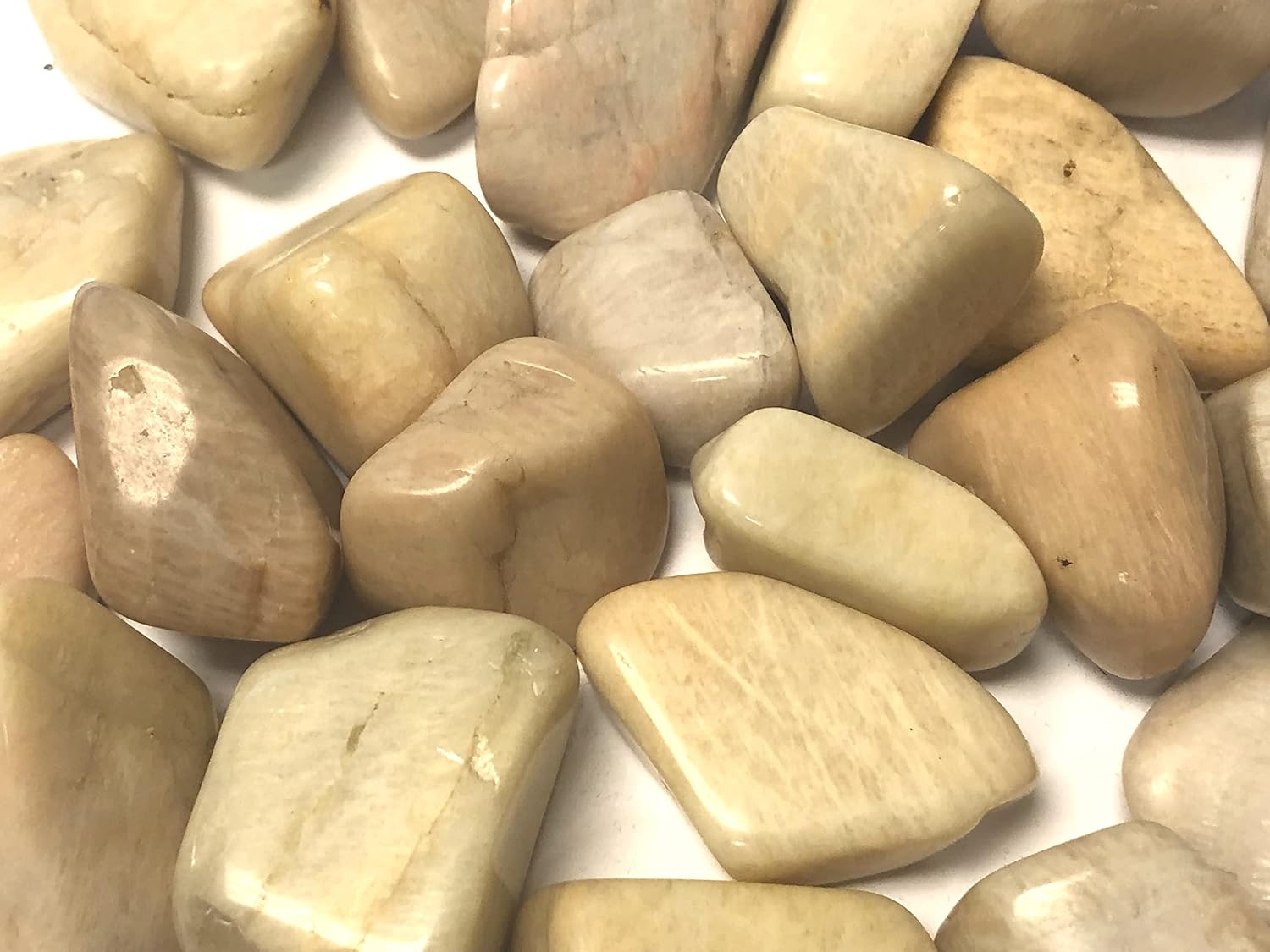 Zentron Crystal Tumbled Feldspar 1 2 Pounds