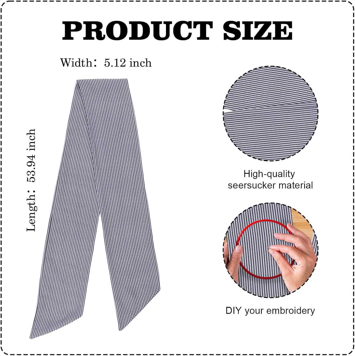 Black Striped Wreath Sash 512 Wide x 5433 Halloween Door Decor