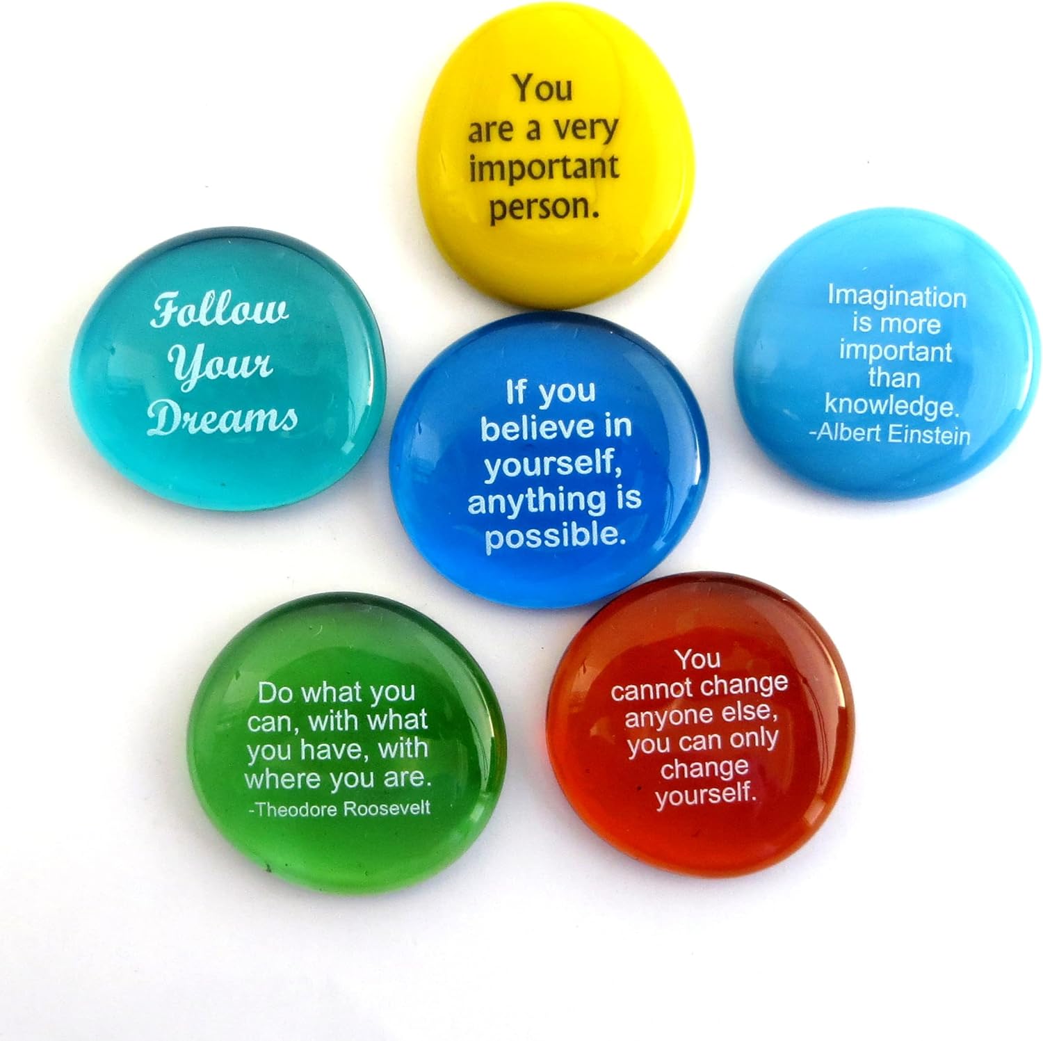 Lifeforce Glass Motivation Stones Set I
