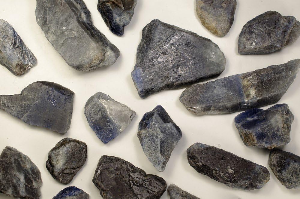 Fantasia Large Blue Sapphire Rough Stones 18 Lb