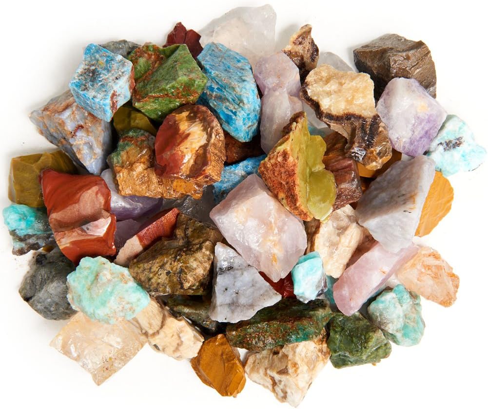 18 Lbs Natural Premium Madagascar Rough Stone Mix - Large
