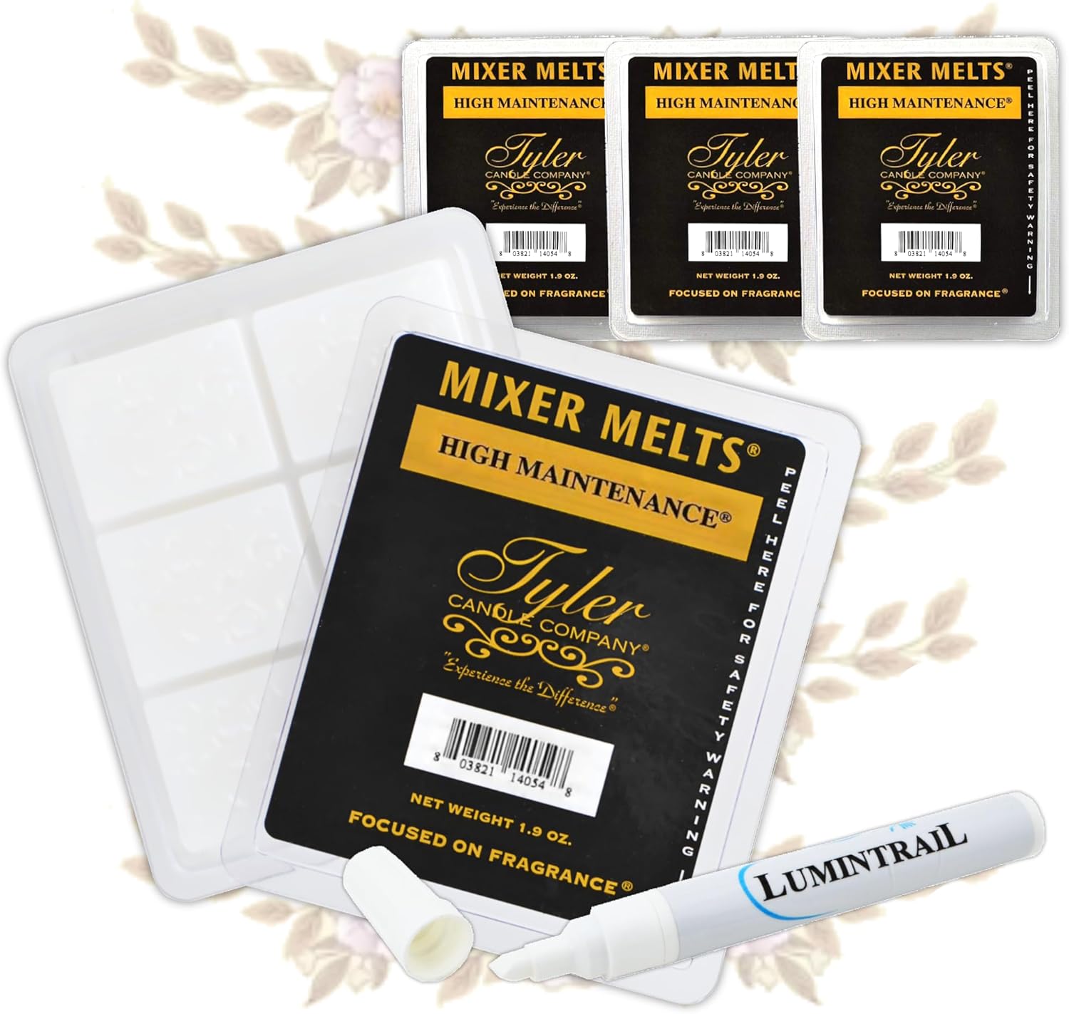 Tyler Candle Wax Melts Set 24 Tarts with Stain Remover Pen