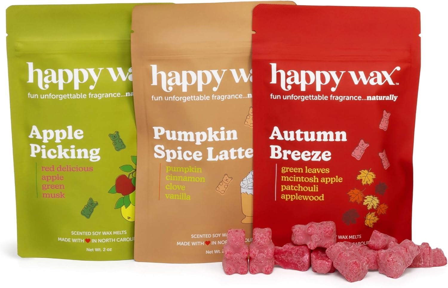 Happy Wax Forever Fall Collection Soy Wax Melts 6 Oz
