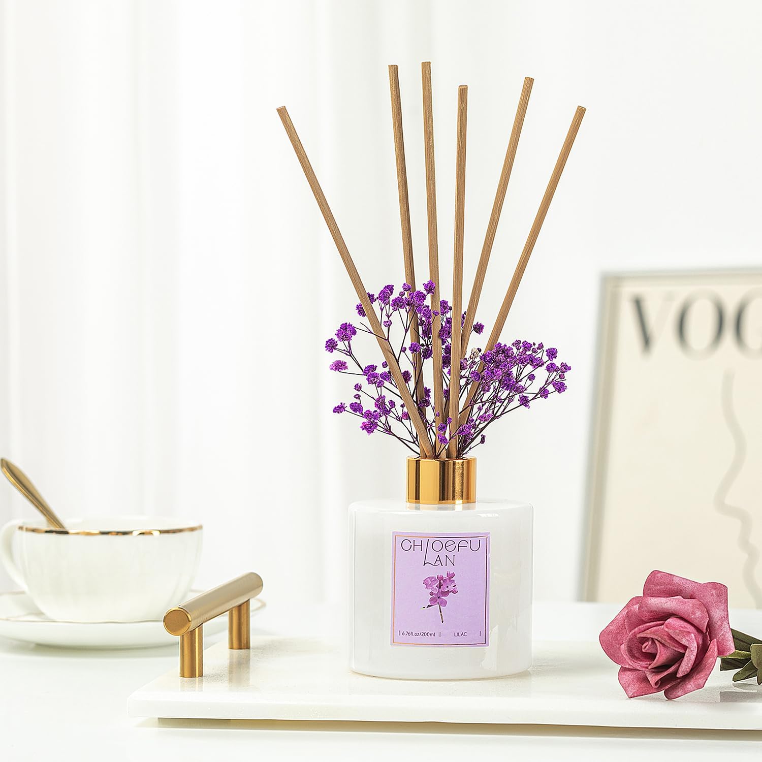 Chloefu Lan Lilac Diffuser Oil Set 67 Oz