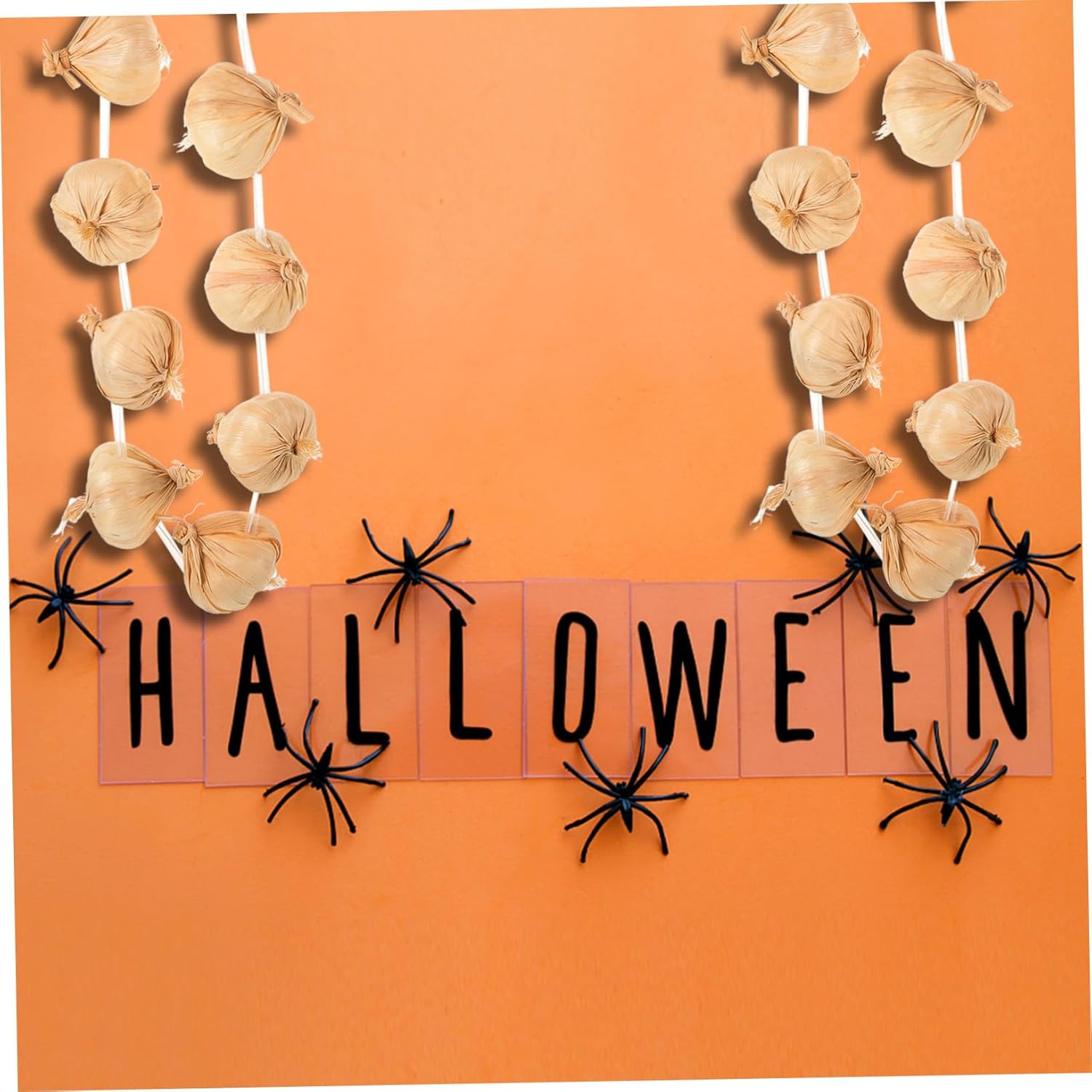 Realistic Garlic String Wreath for Stage and Cosplay