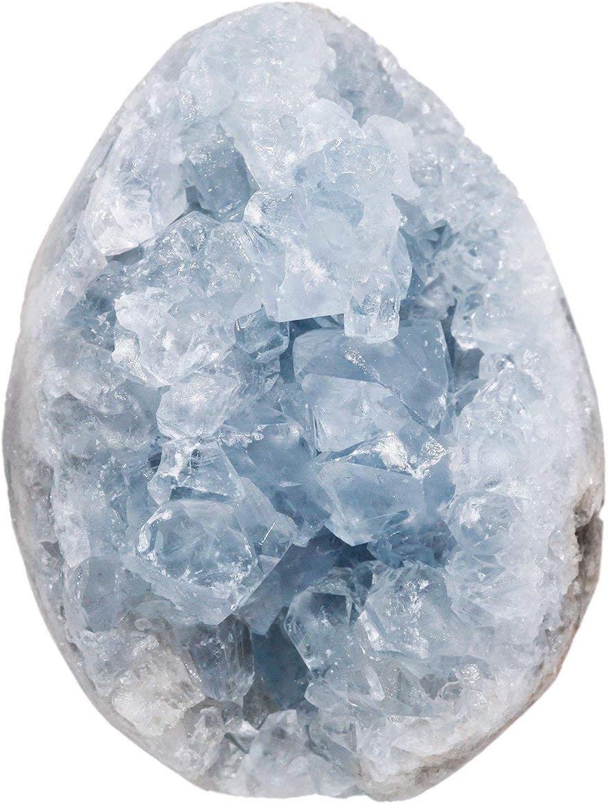 Rockcloud Blue Crystal Stones Desk Ornament Set Pack of 2