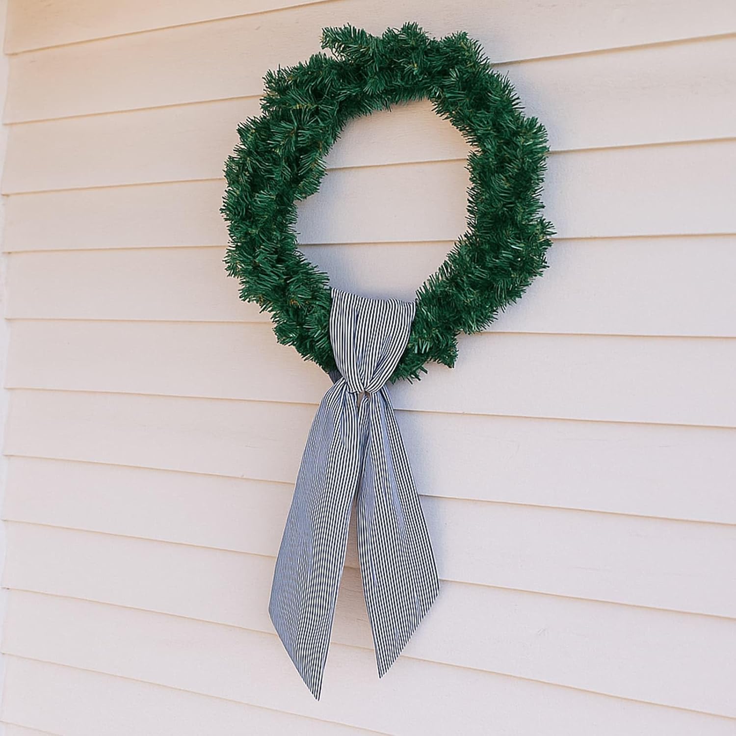 Black Striped Wreath Sash 512 Wide x 5433 Halloween Door Decor