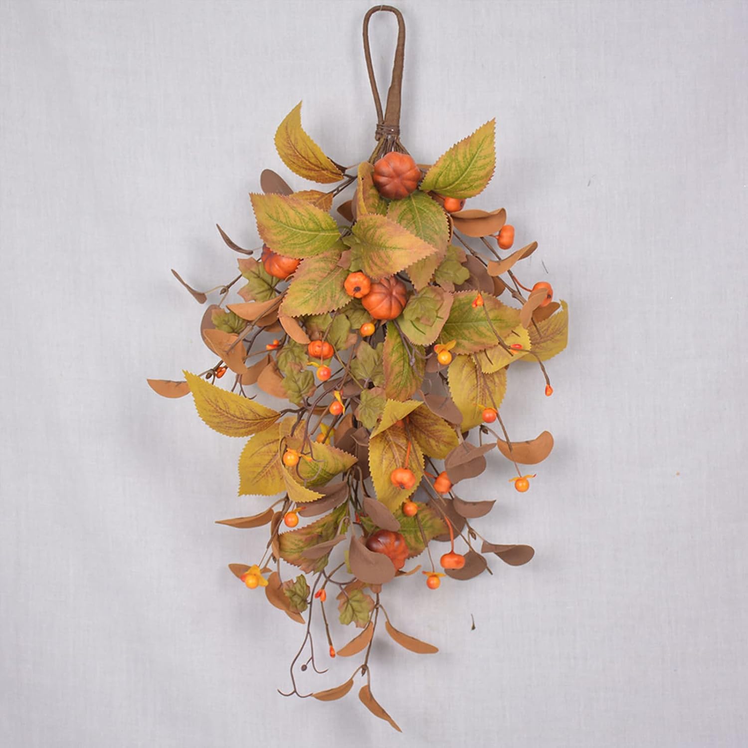 197 Inch Fall Harvest Teardrop Swag Wall Hanging