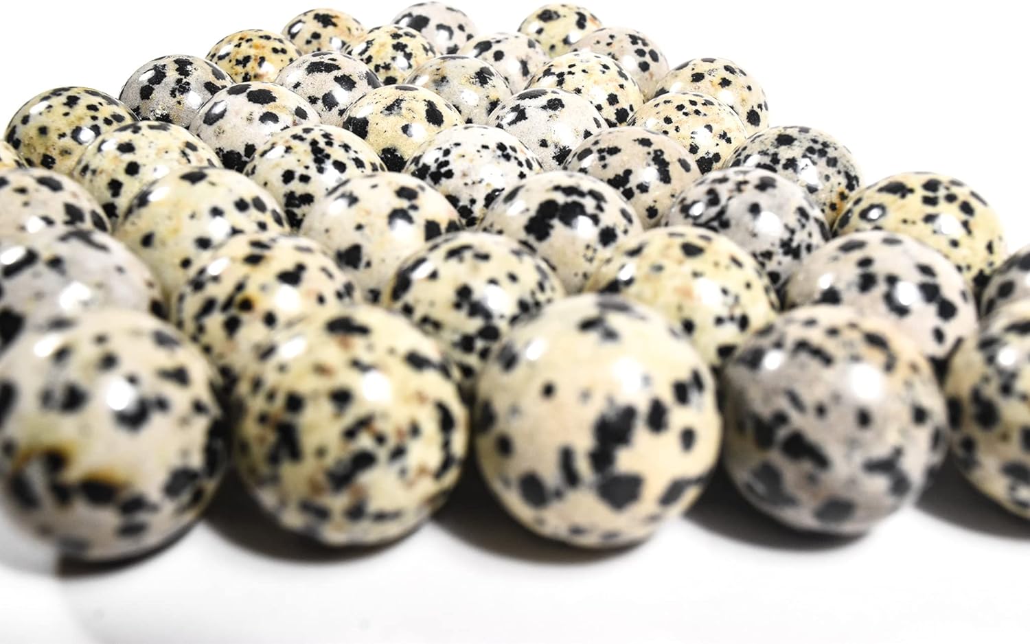 Dalmatian Jasper Sphere Natural Gemstone Decor Ball