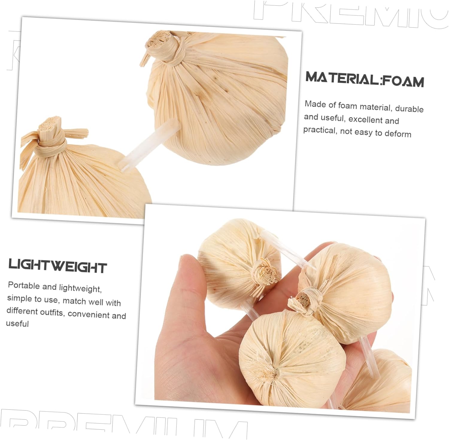 Magiclulu Artificial Garlic String Wreath Decor