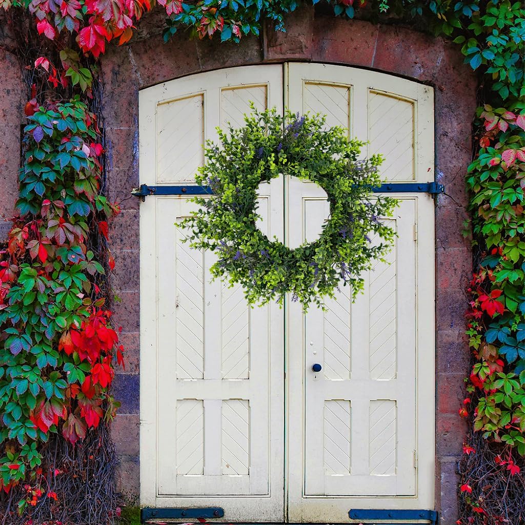18 Inch Spring Wreath for Front Door Decor