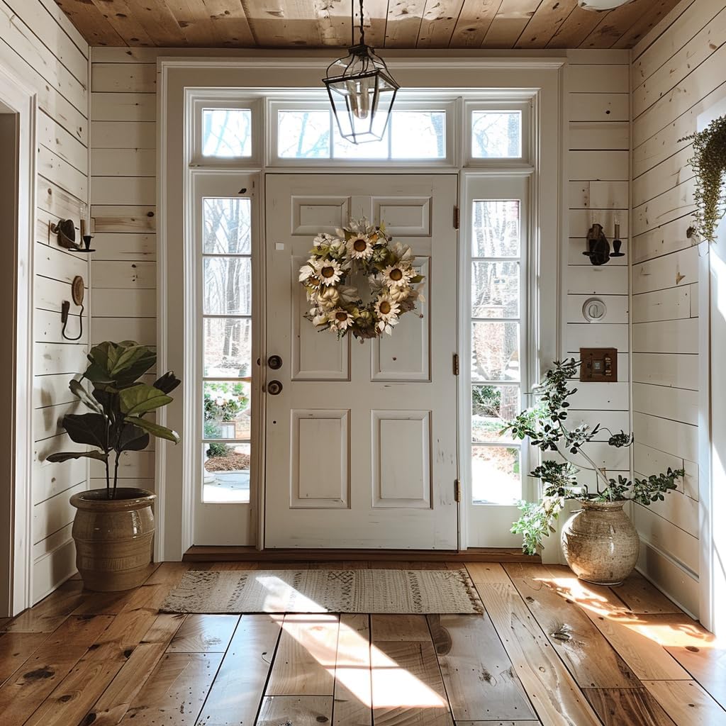 20-Inch Fall Wreath for Front Door and Wall