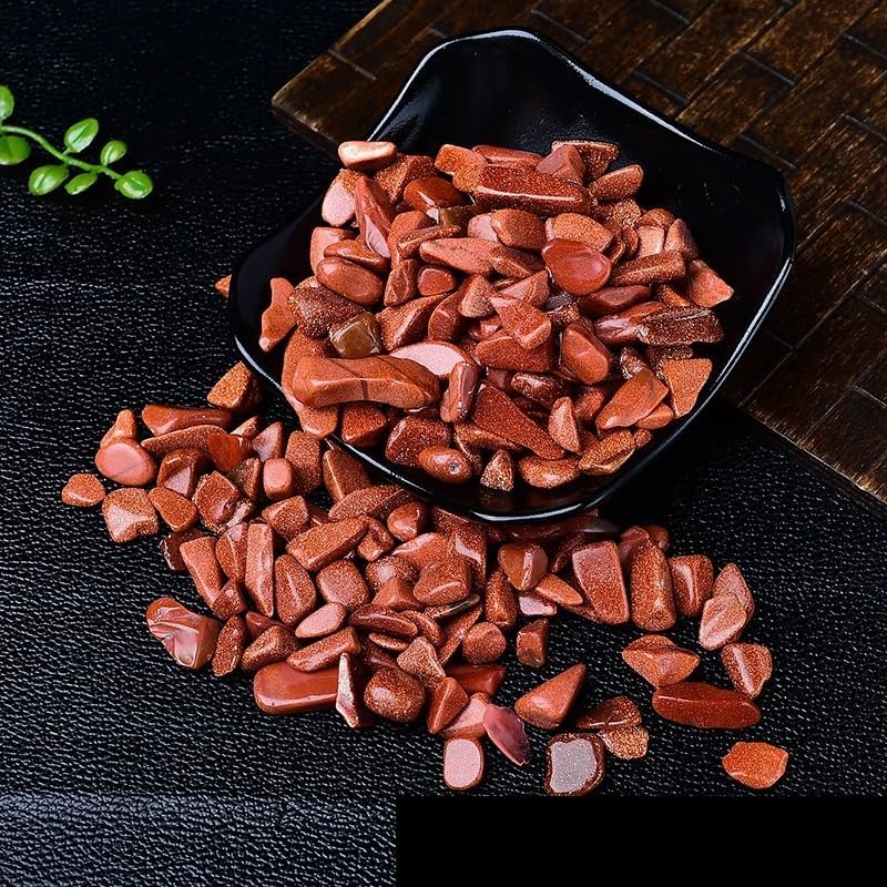 NASTYA Natural Gold Sand Stone Tumbled for Fountain Decor