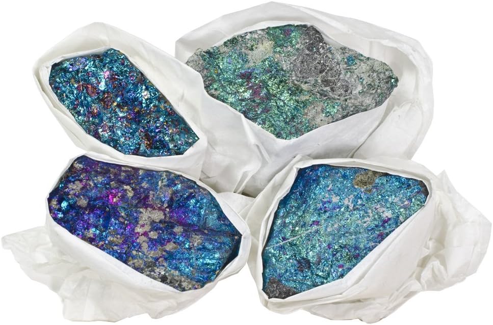 Hypnotic Gems 1 lb Chalcopyrite Peacock Ore from Mexico