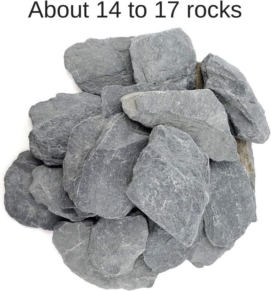 Small Slate Stones - Natural Decor - 14 to 17 Pieces