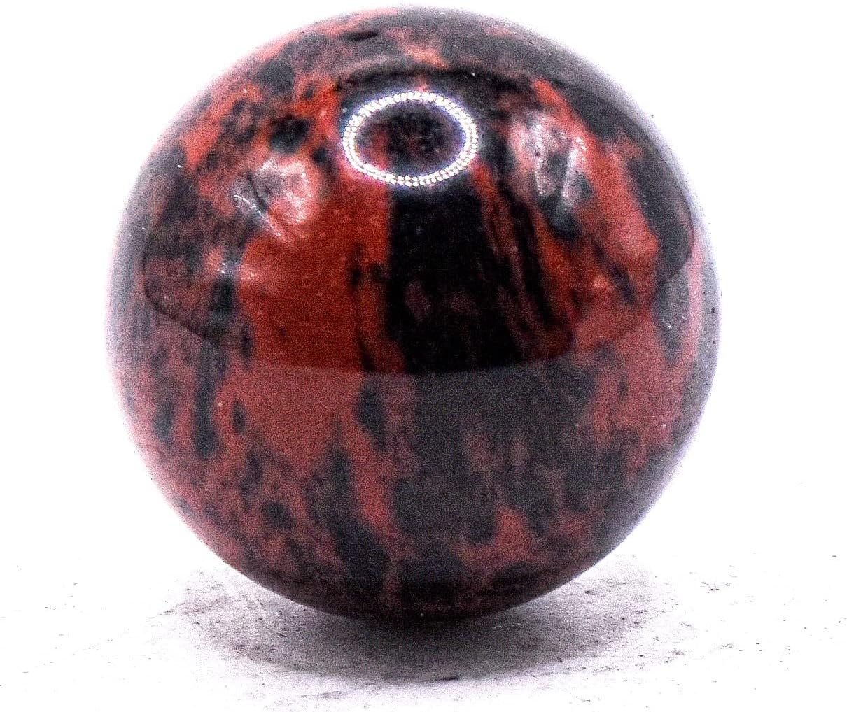 HQRP 25mm Mahogany Obsidian Sphere Decor Stone - Mexico 1PC