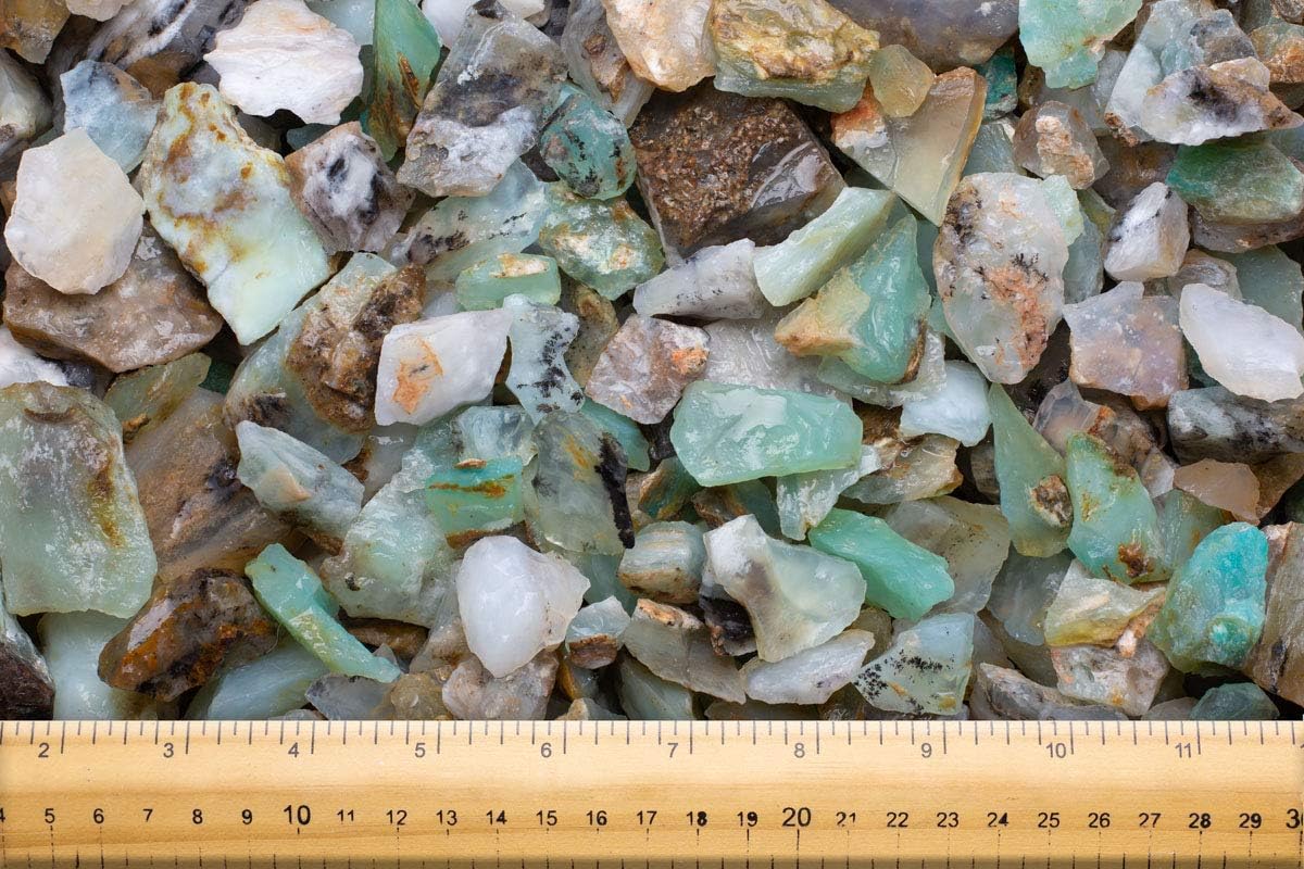 Fantasia Natural Blue Opal Rough Stones 12 lb from Peru