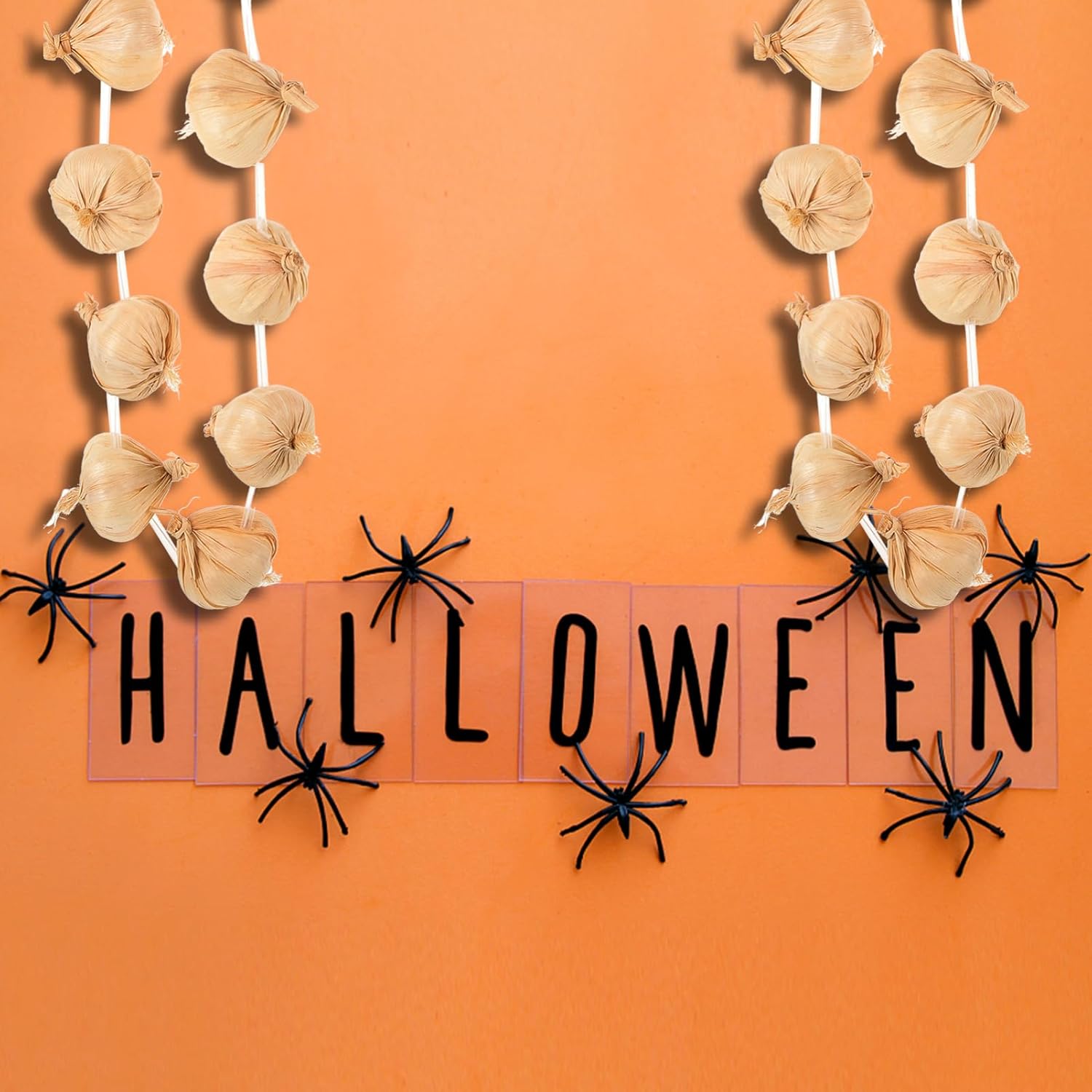 Artificial Garlic String Wreath Decor