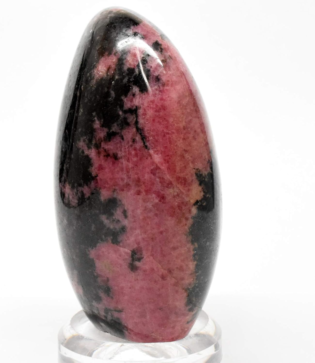 Rich Pink Rhodonite Freeform Specimen - 525g Natural Gemstone Decor