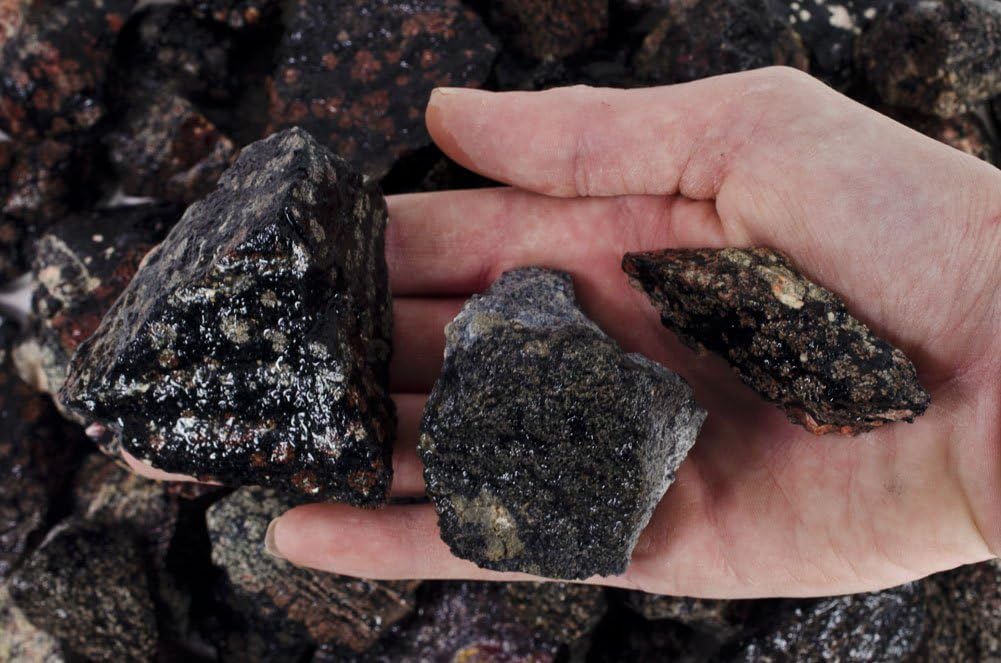 Fantasia Red Snowflake Obsidian Rough Stones 1 lb