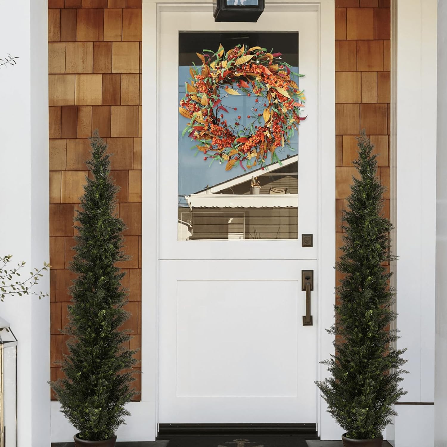 Appalachia Berry Fall Door Wreath - 22 Inch Handcrafted Autumn Decor