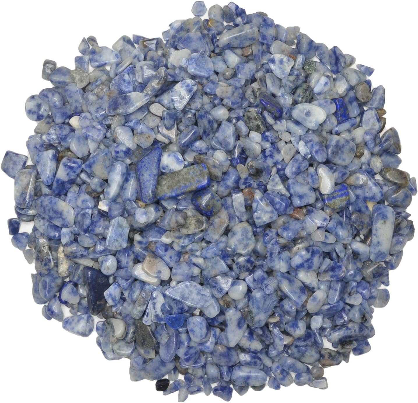 Hypnotic Gems 18 Lbs Blue Jasper Tumbled Stones