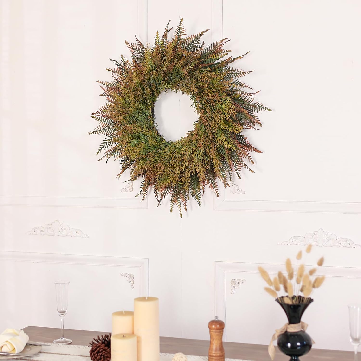 26 Fall Wreath for Front Door and Porch Decor
