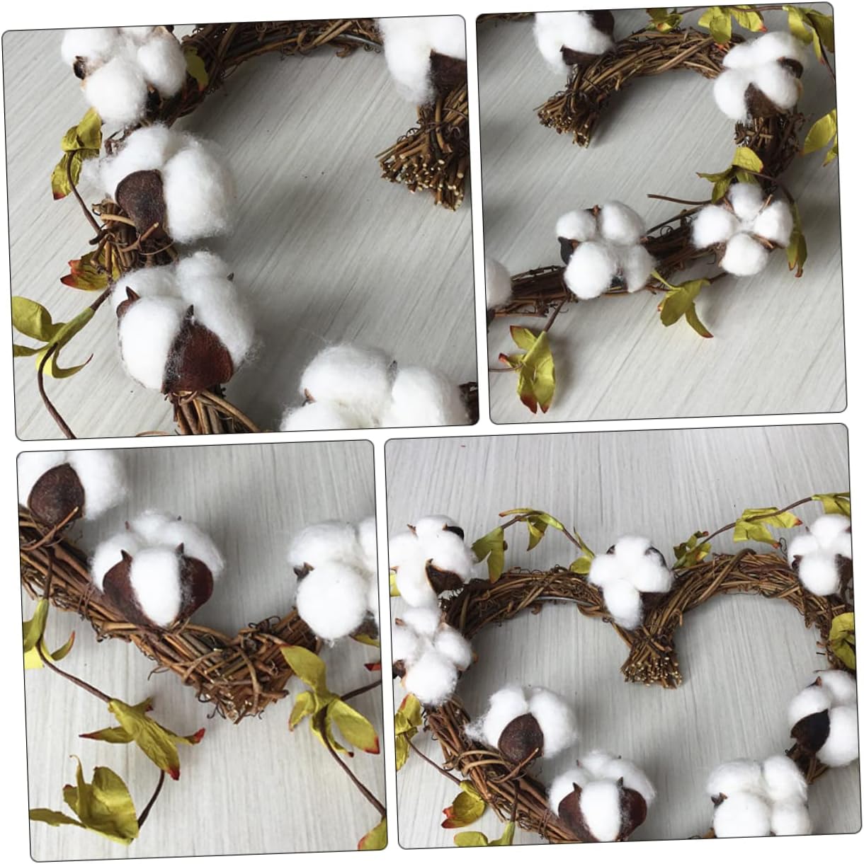 PRETYZOOM Heart-Shaped Cotton Garland for Home Decor