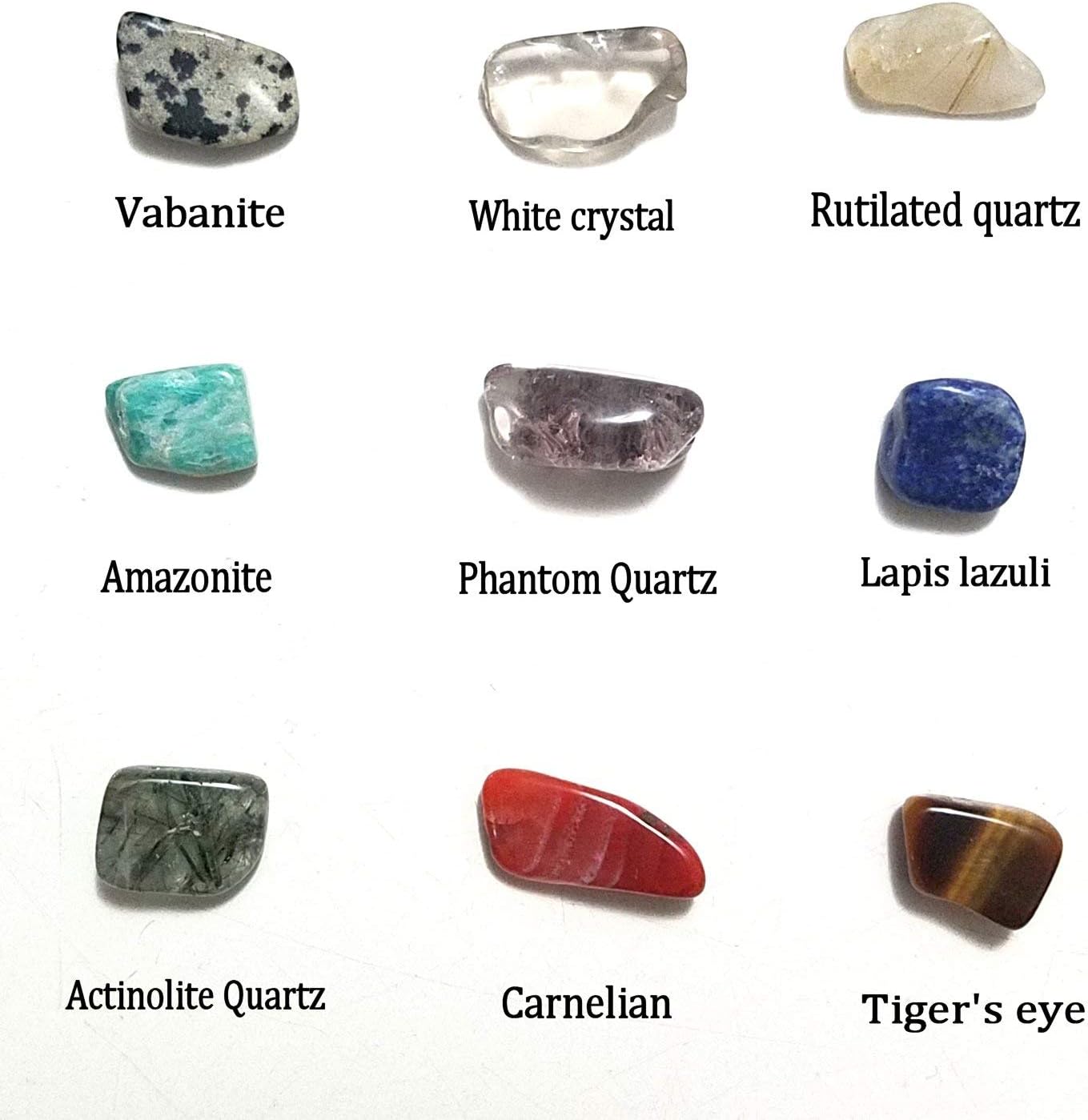 JM Future 22 Pounds Natural Stones Crystal Tumbled Chips for Jewelry Making and Decoration