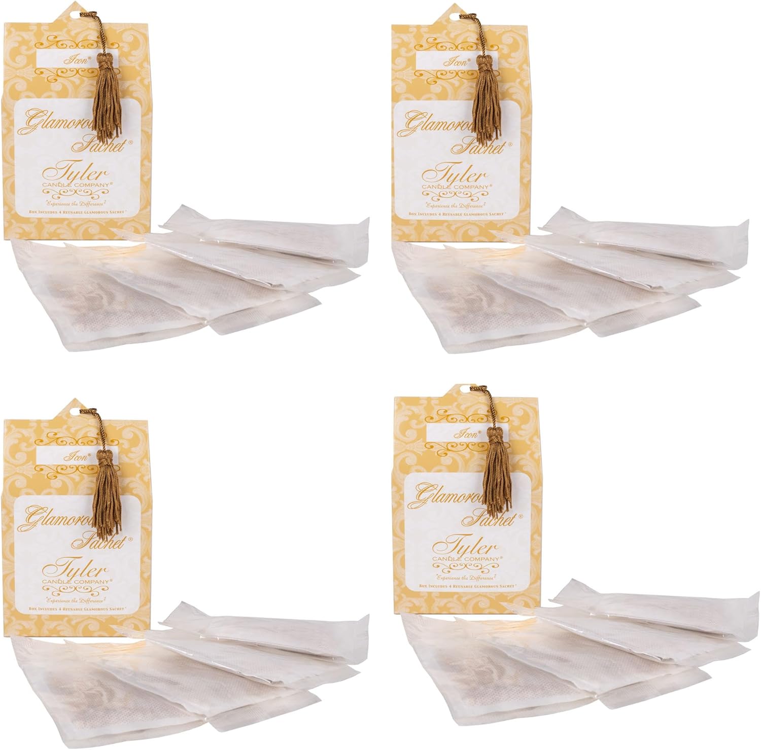 Tyler Candle 40173 Icon Dryer Sachet Pack of 4
