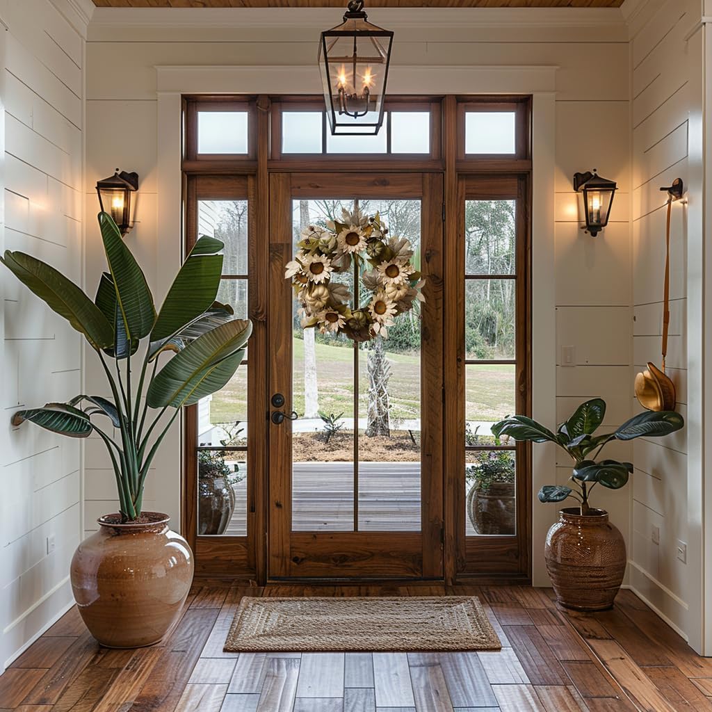 20-Inch Fall Wreath for Front Door and Wall