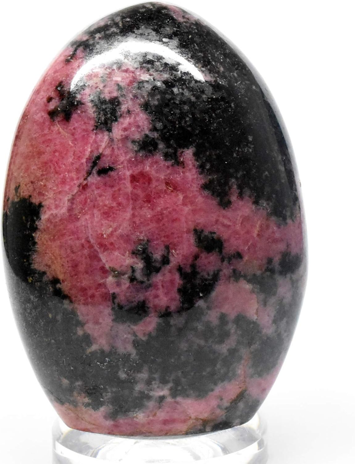 Rich Pink Rhodonite Freeform Specimen - 525g Natural Gemstone Decor