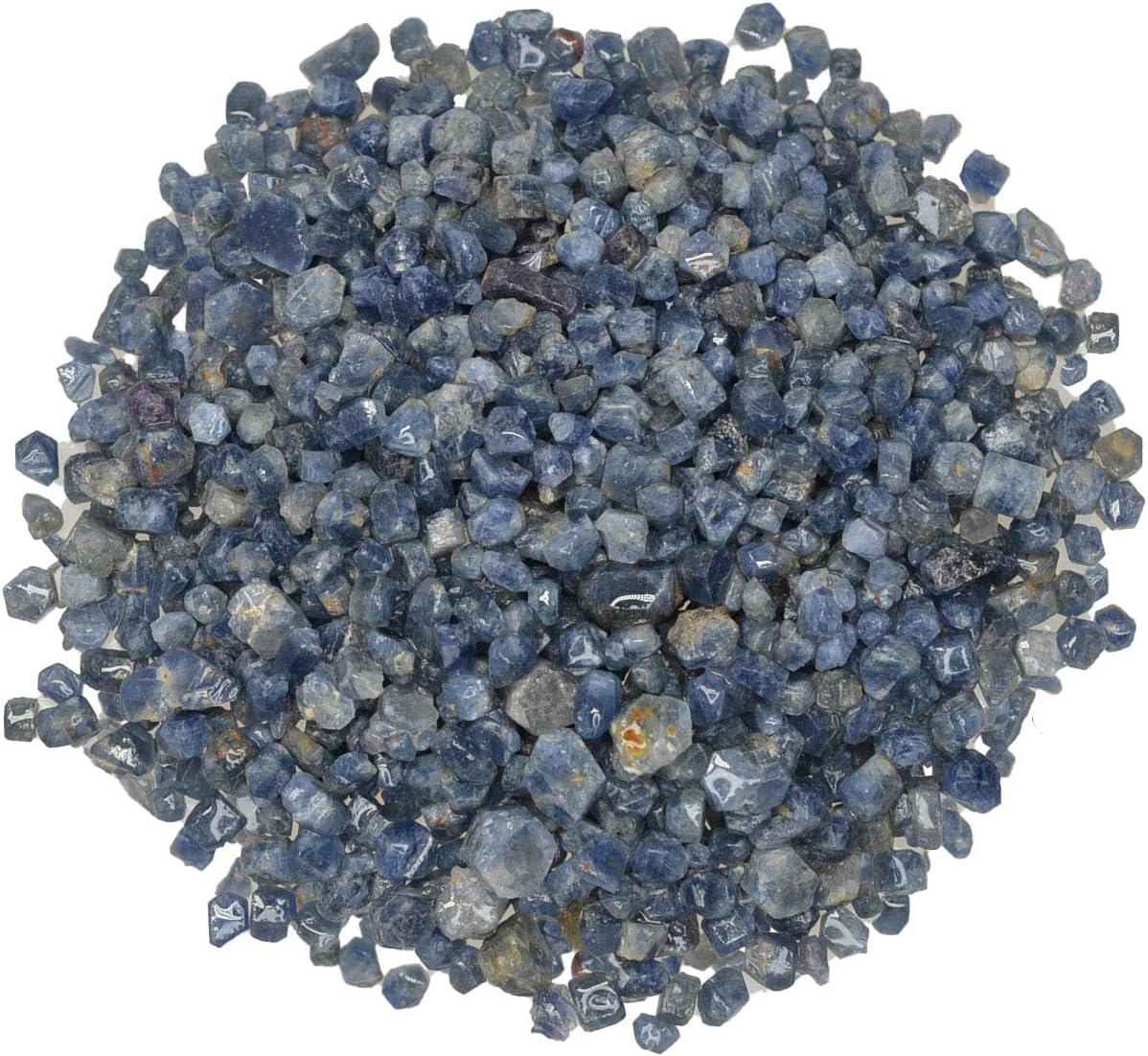 50pcs Beautiful Blue Sapphire Crystals from Brazil Rough Stones