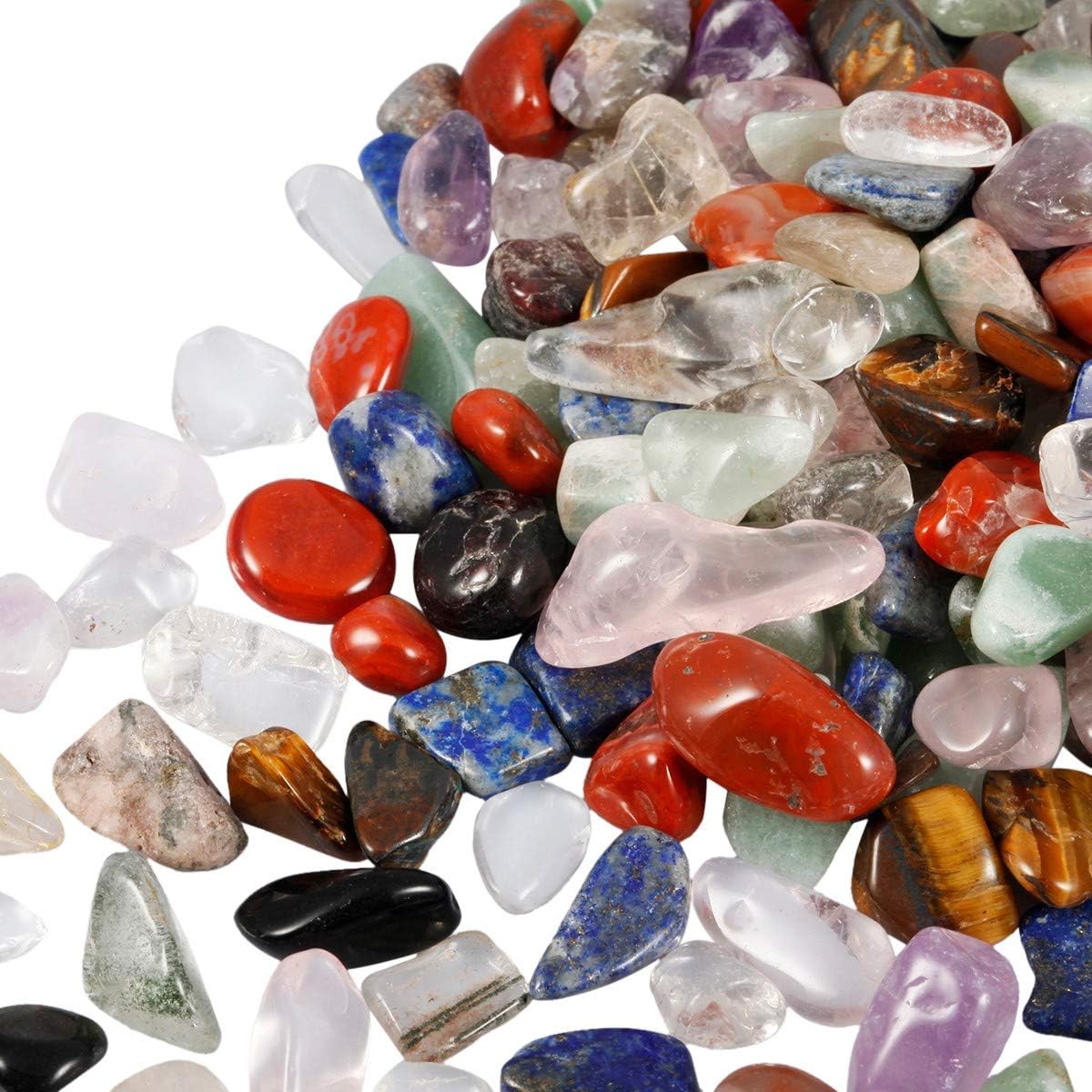 SUNYIK Assorted Crushed Stones for Decor and Healing