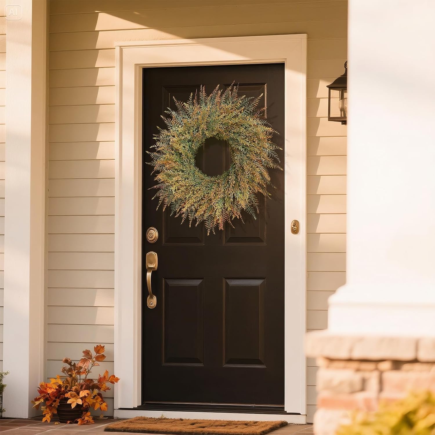 26 Fall Wreath for Front Door and Porch Decor
