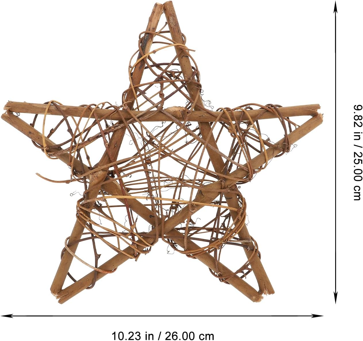 Artibetter Rattan Wreath Frame for DIY Crafts and Wall Decor