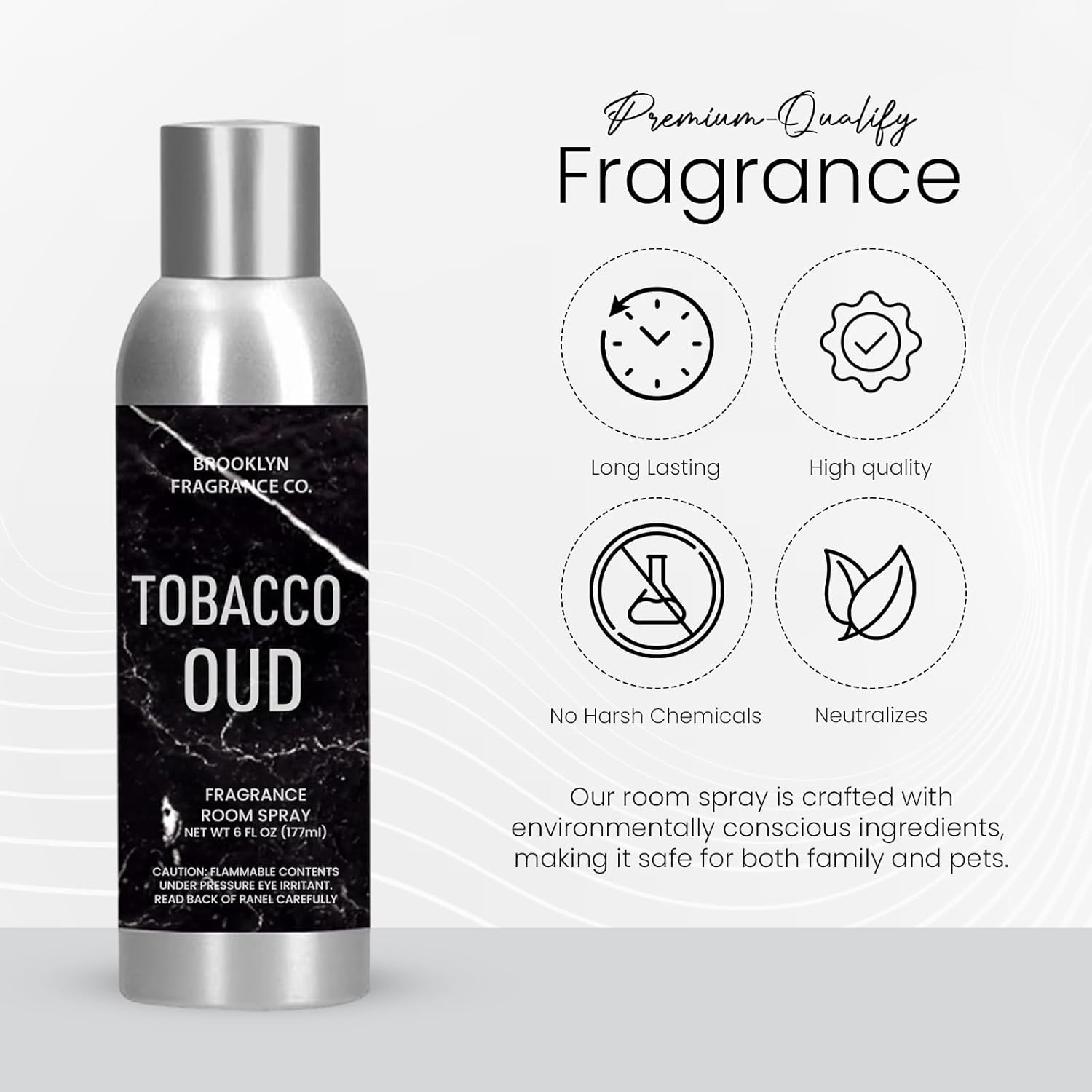 Brooklyn Fragrance Co Park Slope Room Spray - Premium Tobacco Oud