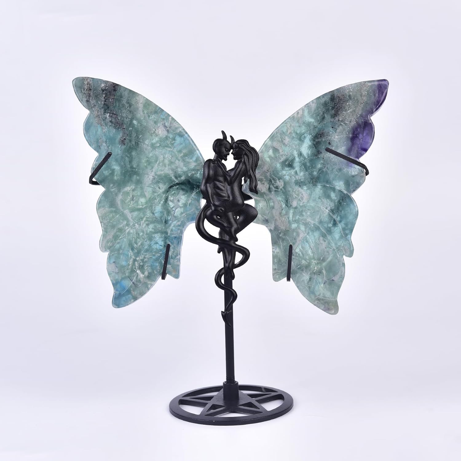 JIC Gem Crystal Butterfly with Stand Decorative Artwork