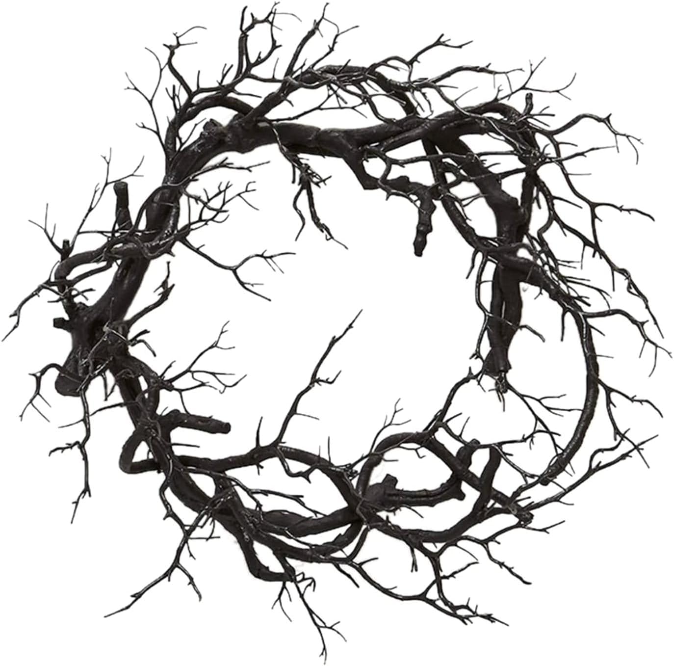 Halloween Wreath Black Tree Branch Decor