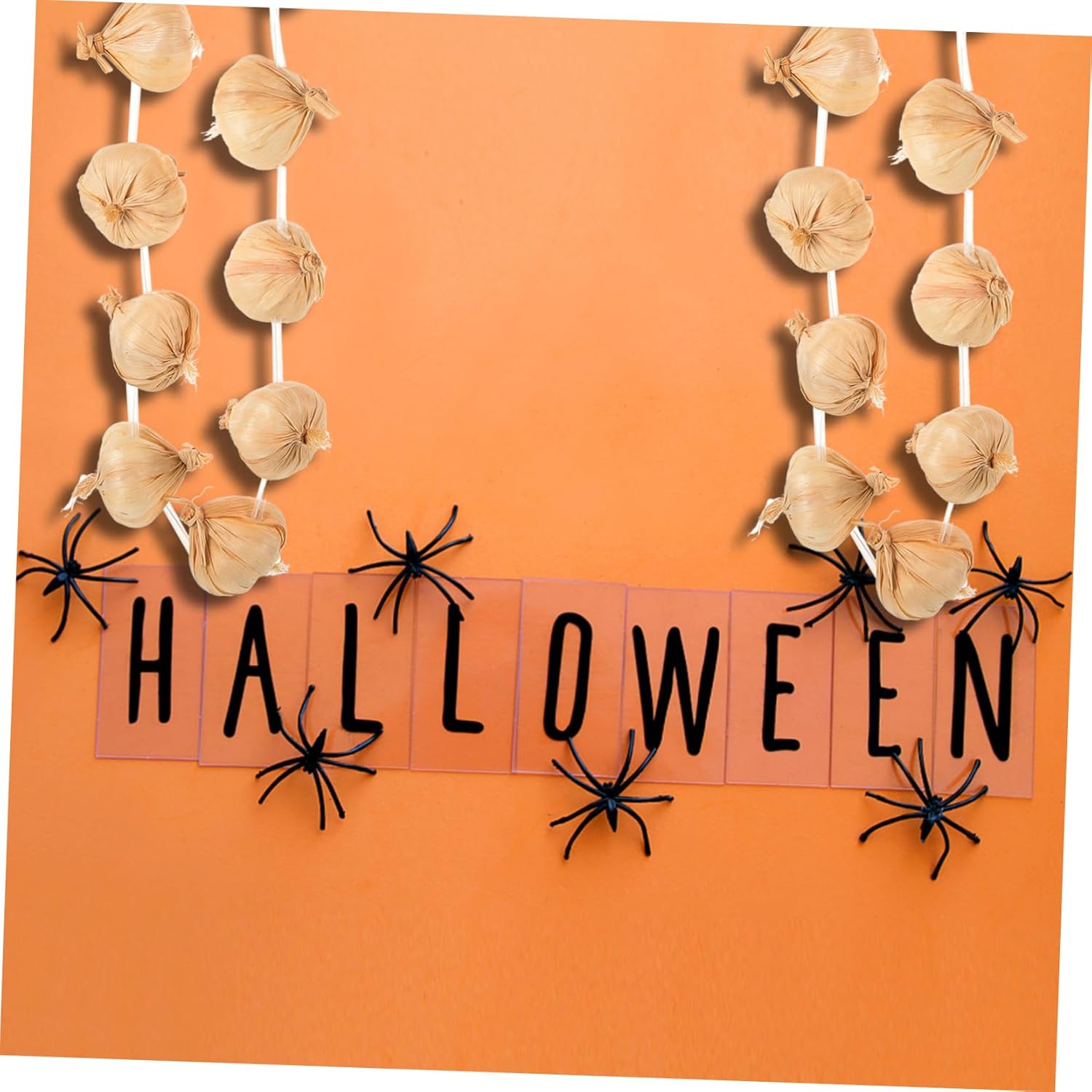MAGICLULU Artificial Garlic String Wreath