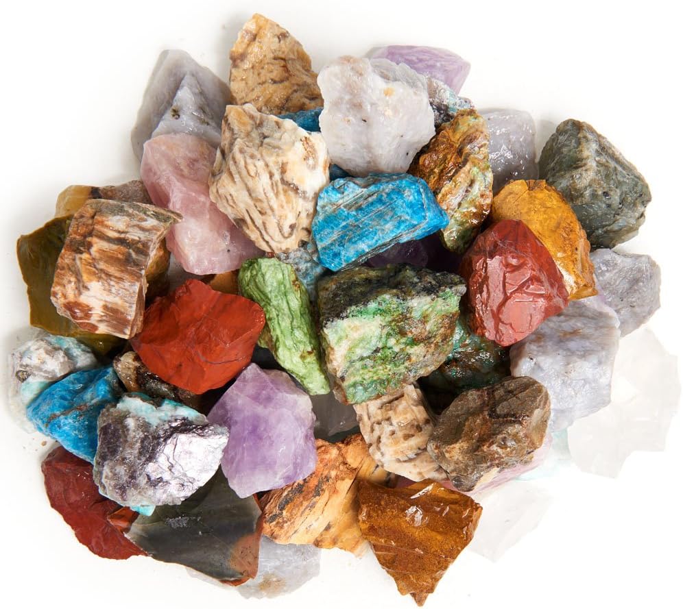 18 Lbs Natural Premium Madagascar Rough Stone Mix - Large